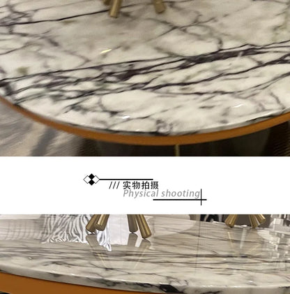 4yj9 Italian Style Light Luxury Genuine Leather Sofa Villa Living Room Large and Small Suite Combination