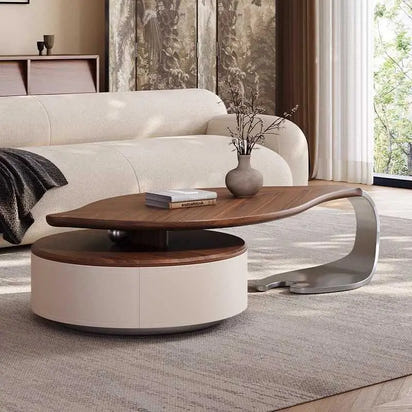Nordic Style Modern Coffee Table Unique Design Glam Luxury Coffee Table Living Room Hidden Storage Table De Salon Home Furniture