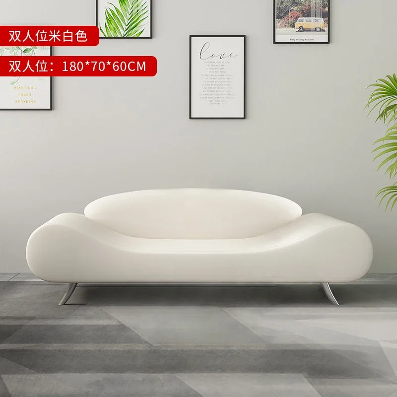 Nordic Relaxing Minimalist Modern Design Comfortable Living Room Sofas Elegant Light Luxury High-quality Simple Hotel Furniture