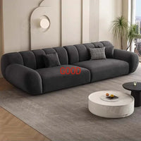 Fabric Living Room Sofas Modern Minimalist Sectional Modular Sofa Elegant Comfortable Canape  De Luxe Nordic Furniture