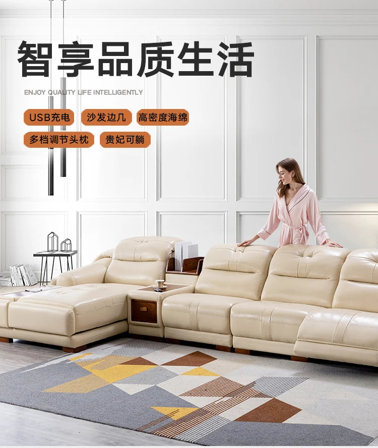 Extendeble Recliner Sofas Storage Luxury Electric Comfortable Sofas Cinema Bedrooms Sillas Para Sala De Estar Home Accessories