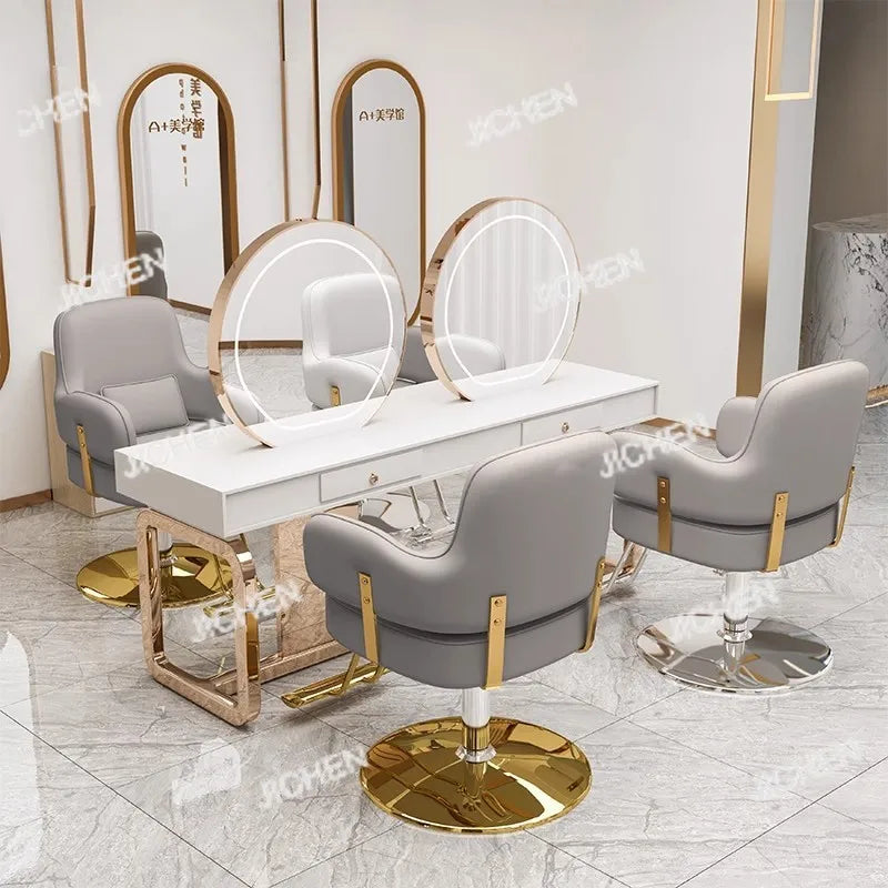 Hairdressing chair Internet celebrity barber shop chair Hair salon special lift fashion seat Hair cutting chair