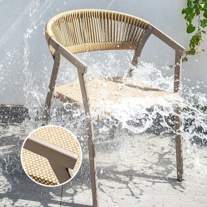Outdoor Garden Furniture Sets Waterproof Open-air Balcony Aluminum Alloy Chair Outdoor Furniture Sets Courtyard Table and Chair