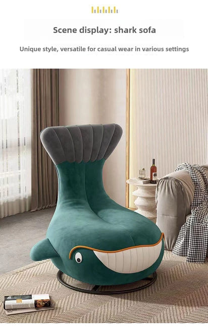 New Minimalist Shark Whale Apartment with 360 Degree Rotatable Bedroom,light Luxury,internet Famous Shark Ins Sofa,Nordic Style