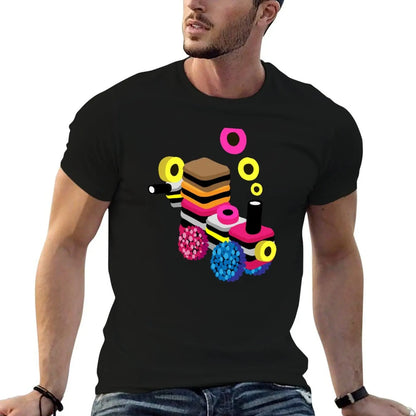 funny shirts t quality cotton t T-Shirt Allsorts man Train Liquorice high shirts
