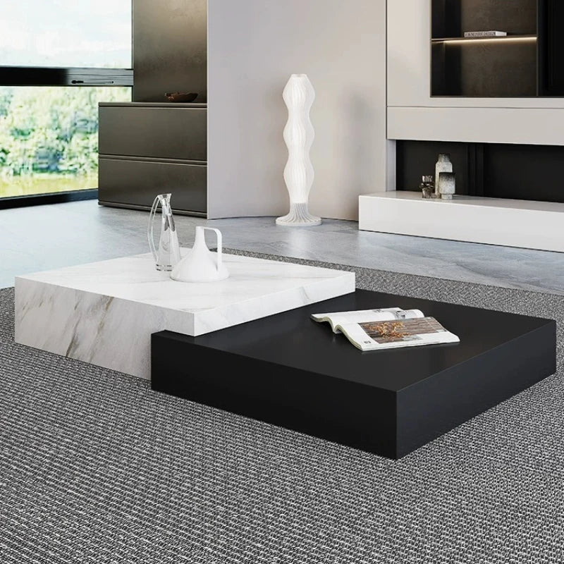 Italian Minimalist Rock Slab Coffee Tables Modern Minimalist Living Room Designer Coffee Table Creative Home Furniture FYCT