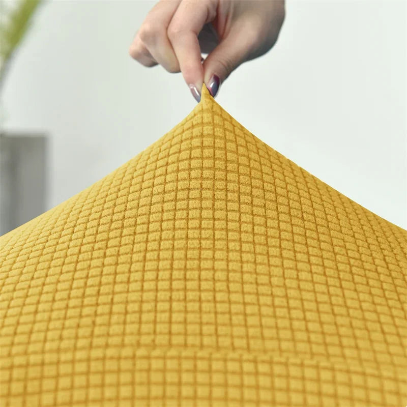 Elastic Polar Fleece High Arm Chair Covers Dining Adjustable Armchair Cover Hotel Bar Seat Slipcover Home Wedding Decoration