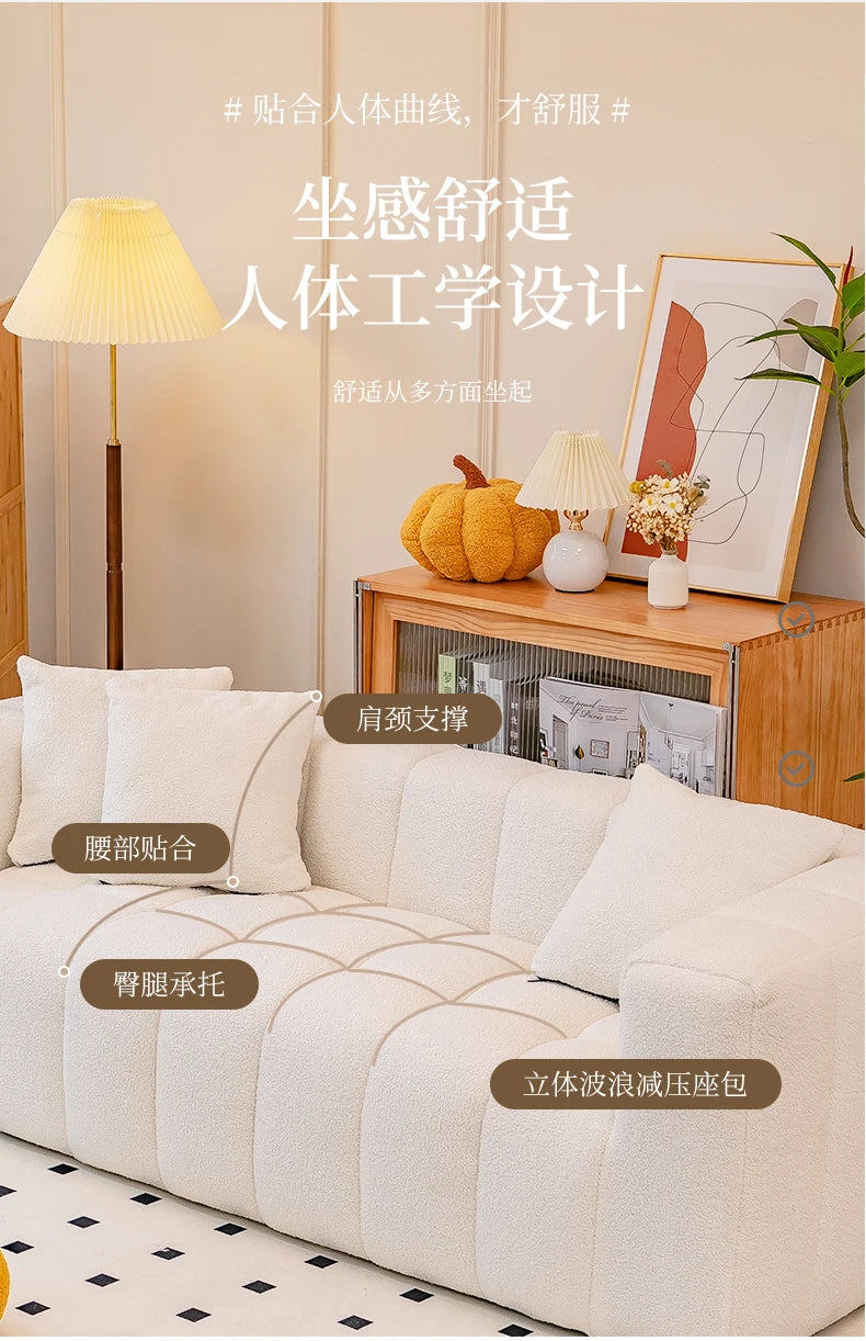 Lounge White Living Room Sofas Cute Comfortable Large Size Relaxing Balcony Living Room Sofas Cheap Divano Library Furniture