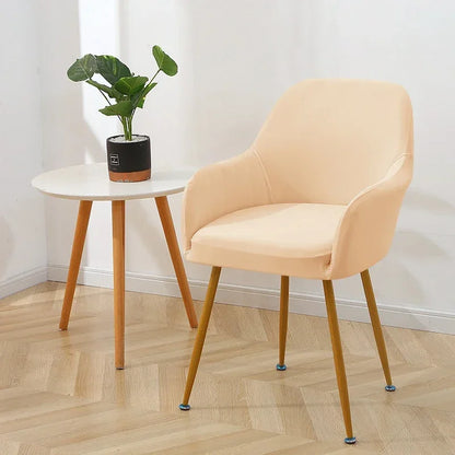 1/2pcs Elastic High Arm Chair Cover Water Repellent Short Back Seat Cover Stretch Dining Chair Slipcover Kitchen Hotel Wedding