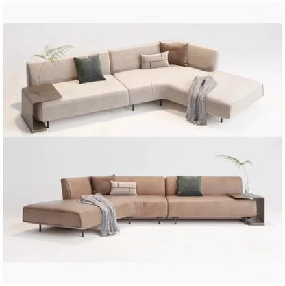 YFY Curved Sofa Living Room Hotel Lobby Rest Area Booth
