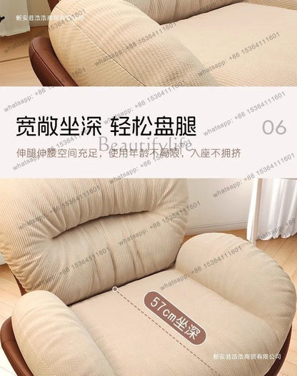 Lazy Sofa Rotating Eggshell Chair Rocking Chair Recliner Balcony Household Sleepable Leisure Single Sofa Nest Chair Schlafsofa