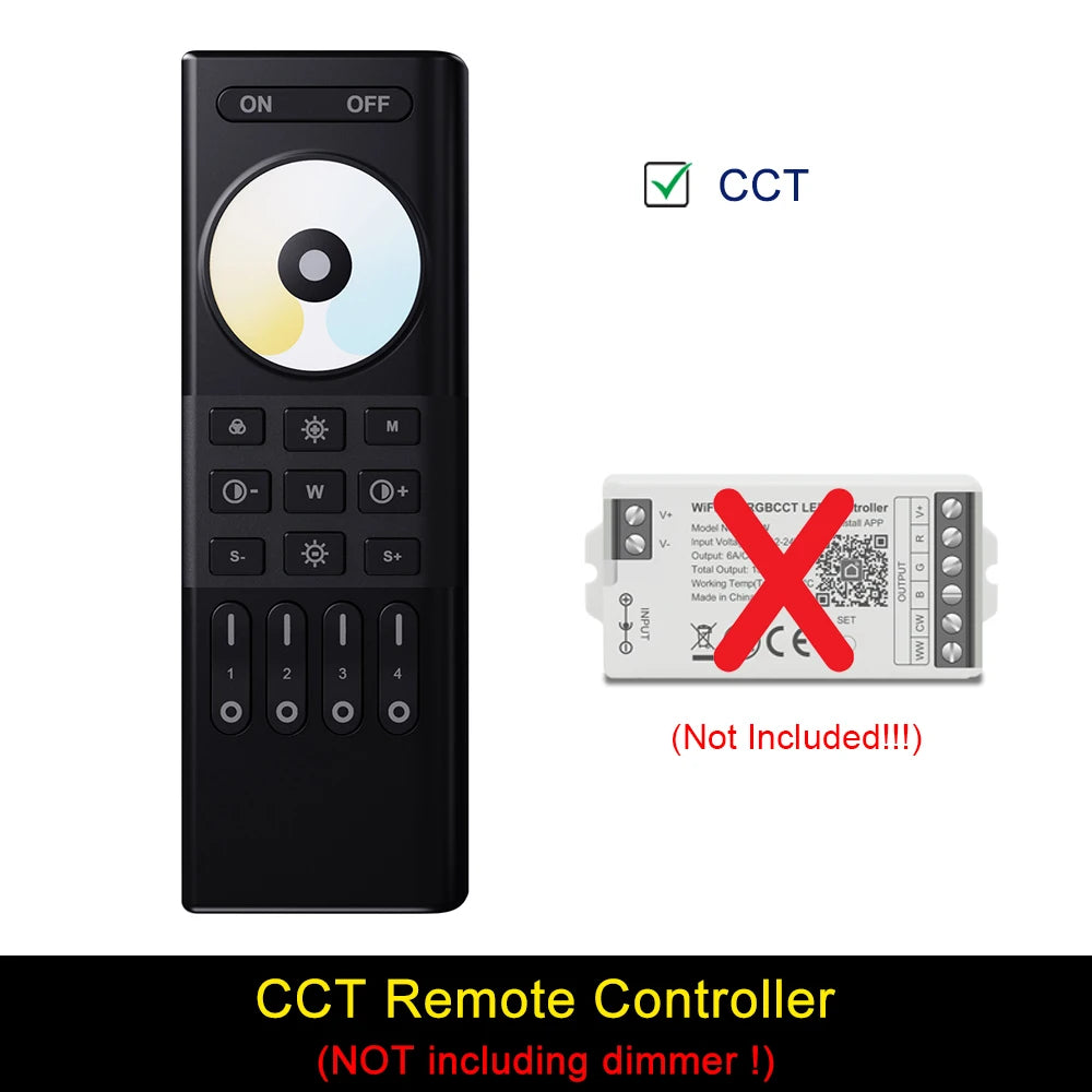 Smart LED Dimmer Tuya Wifi Zigbee DIM CCT RGB RGBW RGBCCT PWM LED Controller Support Alexa Google Home Voice Control