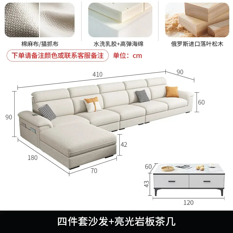 Minimalist Leather Frame Sofa Gaming Background Modular Sleeper Sofa Modern Recliner Lounge Lazy Women Divano Lounge Furniture