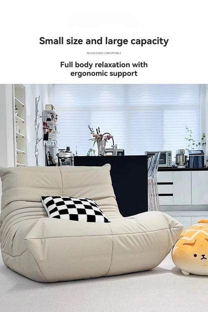 Lazy sofa, reclining or sleeping, living room tatami, bean bag sofa, single person small sofa, living room leisure sofa chair