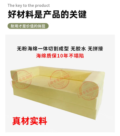 Oversized Boneless Double Lounge Sofa Chair Compressed Sectional Cloud Couch Corduroy L Shape Sofa Bed Couch Divano Da Soggiorno