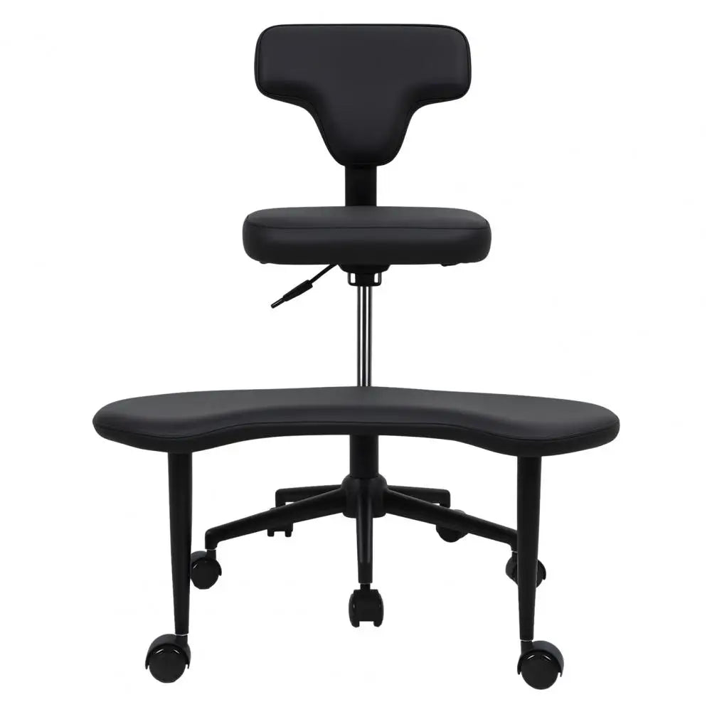 Height Adjustable Criss-Cross Desk Chair with Wheels And Lumbar Support Fidget-Friendly Office Chair for Dynamic Comfort