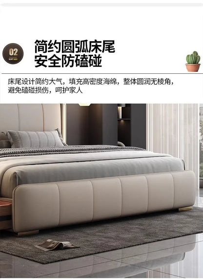 180x200 cm Double bed frame king size frame headboard with 3 drawer storage luxury home bedroom bed queen cama king furniture