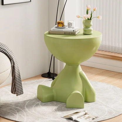 Modern Side Table - Multifunctional Corner End Table, Small Coffee Table for Living Room/Bedroom, Unique Design Nightstand