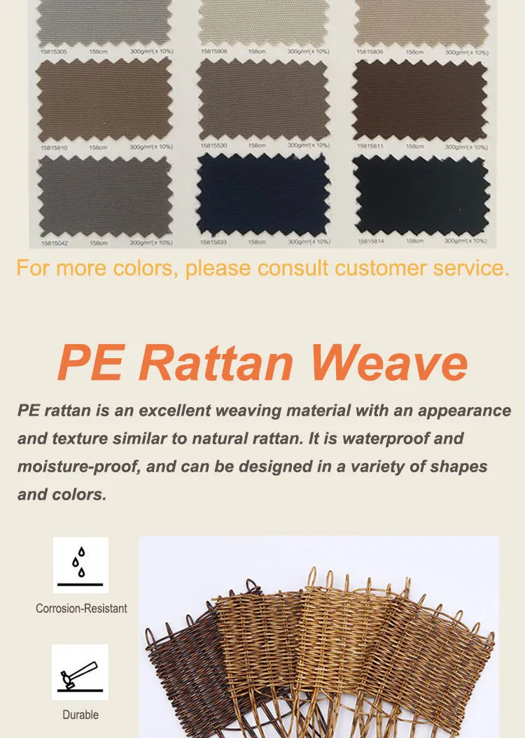 Cheap Modern Factory Contemporary Outdoor Garden Woven Rattan Wicker Sofa Garden Furniture Set Balcony Restaurant