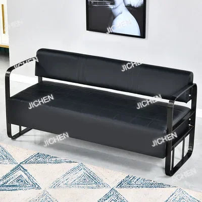 Barber Shop Waiting Chair Internet Celebrity Small Sofa Beauty Salon Simple Light Luxury Sofa Clothing Store Reception