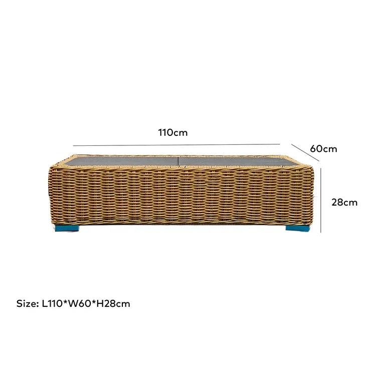New Arrival Outdoor Rattan Sofa Set Morden 4PCS Sofa Set With Cushion for Garden Patio