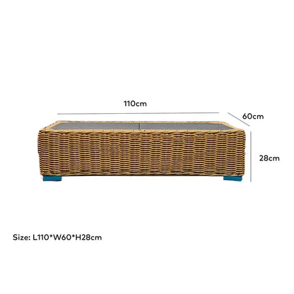 New Arrival Outdoor Rattan Sofa Set Morden 4PCS Sofa Set With Cushion for Garden Patio