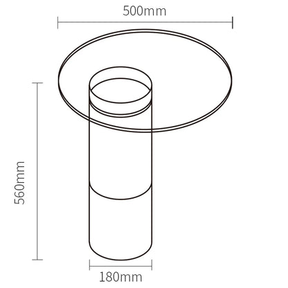 modern design round cement  glass top minimalist combination coffee table set living room furniture