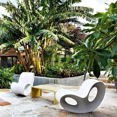 White Balcony Chairs Throne Beauty Room Decor Ergonomic Comfortable Bar Clear Living Room Chairs Cute Fauteuil Hotel Furniture