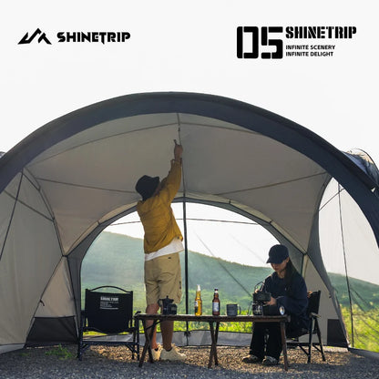 Outdoor Camping Bib Mesh Tent Accessories ShineTrip Silver-Coated Waterproof Customizable Modular Tent System Dome Shelter Parts