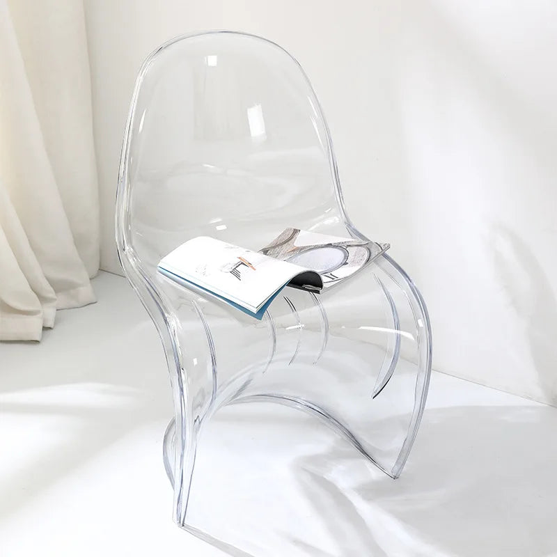 Lightweight Chair Nordic Designer Furniture Sedie Soggiorno Pranzo Kitchen Chaise Design Room Acrylic Modern Dining Transparent