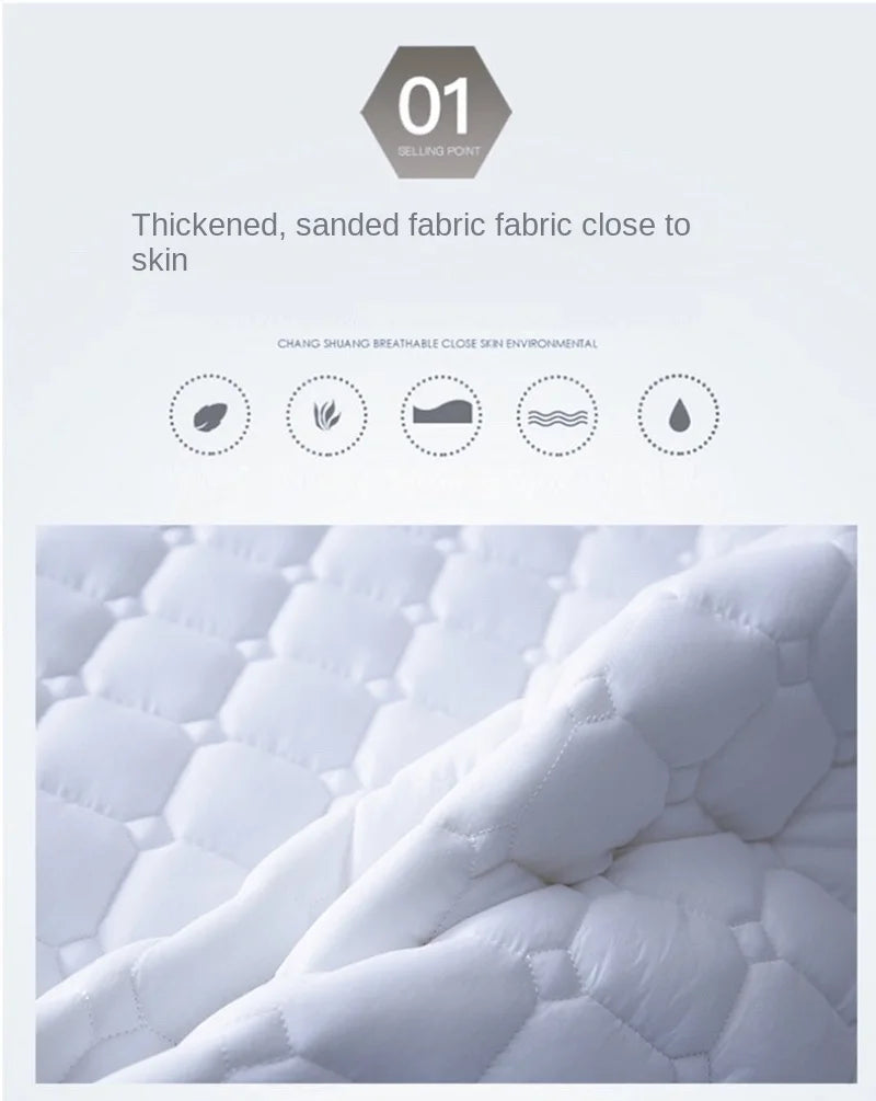 Antibacterial Cotton Mattress Non-Slip Mat Hotel Thin Mattress Protective Pad Student Dormitory Bed Cotton-Padded Breathable