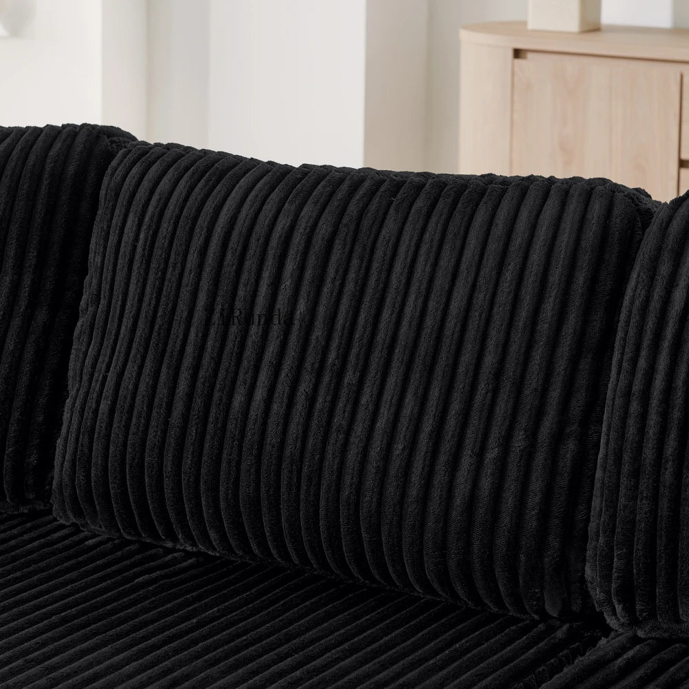 Combination compression segmented sofa corduroy sofa, living room and bedroom sofa