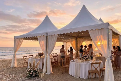 Large Waterproof Pagoda Outdoor Event Tent, Custom Commercial Canopy Shelter for Wedding Party, Trade Show & Outdoor Exhibition