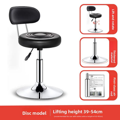 Bar chair swivel chair lift bar chair swivel bar stool haircut chair high stool round stool beauty stool