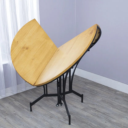 Custom Multifunctional Indoor Living Room Folding Dinning Table Portable Outdoor Camping Folding Wood Table