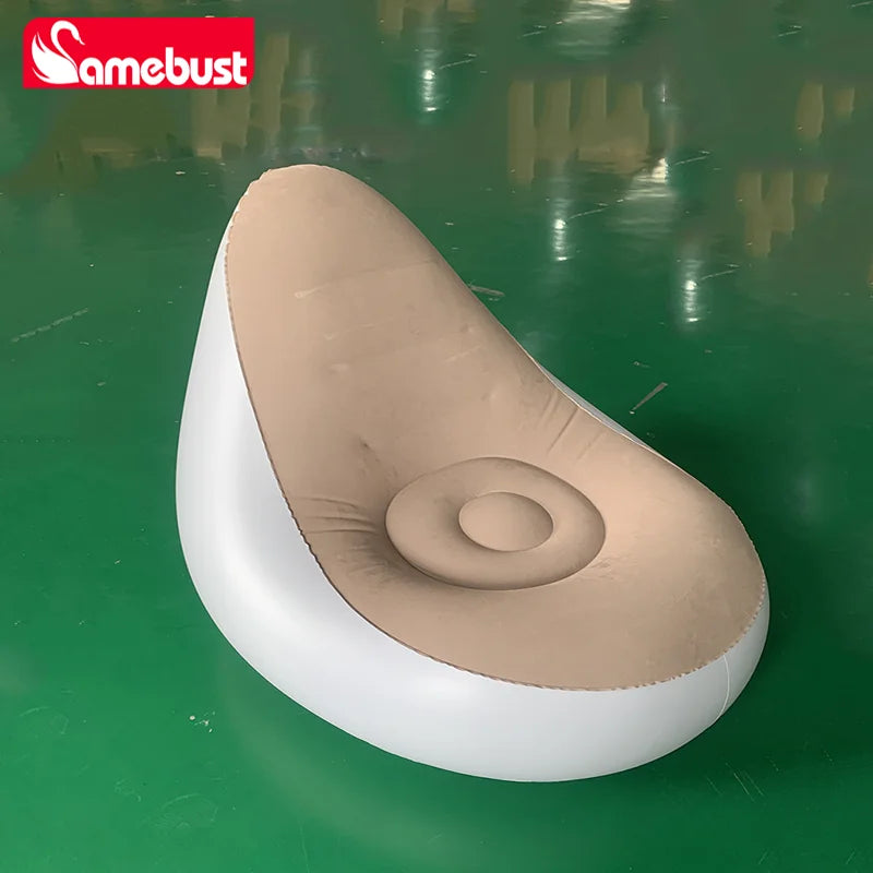 Camebust Foldable Air Bed Inflatable Lazy Sofa Mattress for Home and Outdoor Use Portable Air Mattress Camping Sleeping Mat