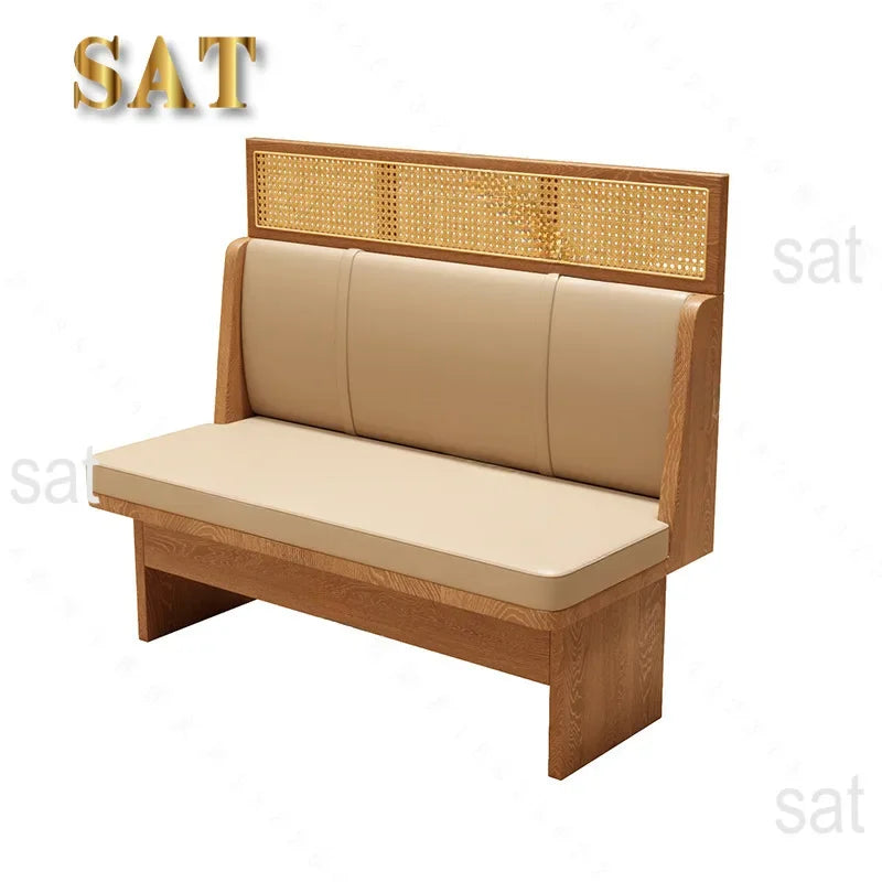 -Southeast Asian Style Dining Set Restaurant Furniture Cafe Dining Room Table and Chair Sets Coffee Set