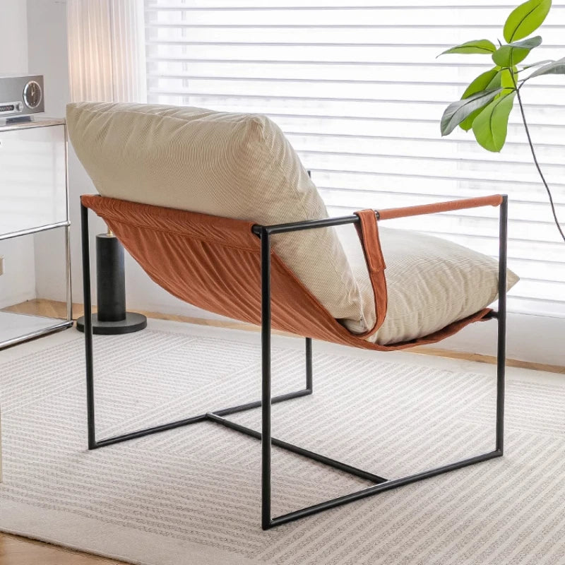 Relax Nordic Dressing Reading Chair Comfortable Lounge Deck Minimalist Designers Chair Single Fauteuil Relaxant Home Furniture