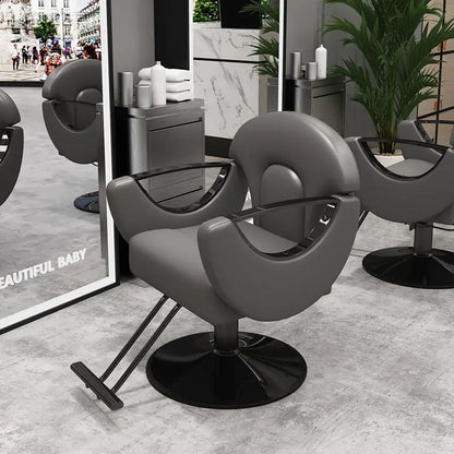 Elegant Beauty Barber Chairs Premium Nordic Style Minimalist Salon Chairs Aesthetic Italian Silla Para Lashista Salon Furniture