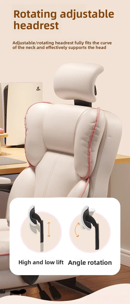 Home comfort e-sports chair sedentary study computer chair office sofa seat live streaming host live stream swivel chair