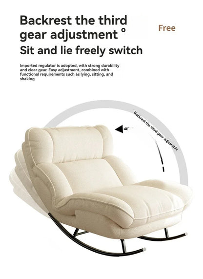 Lazy sofa, rocking chair, lounge chair, balcony, home use leisure chair, reclining or sleeping, living room rocking chair