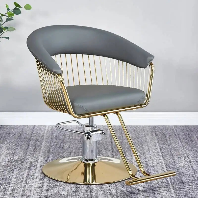 High end, stainless steel, dining chair, single sofa chair designer