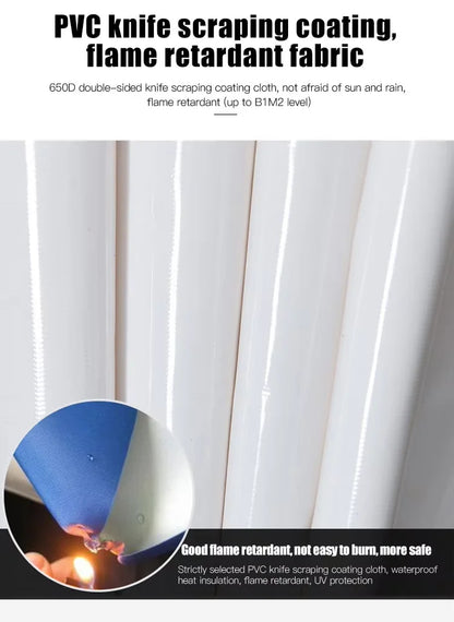 Customizable Aluminum Frame A‑Shape Tent Windproof Sun‑Shade Outdoor Shelter For Wedding Party Garden And Patio Activities