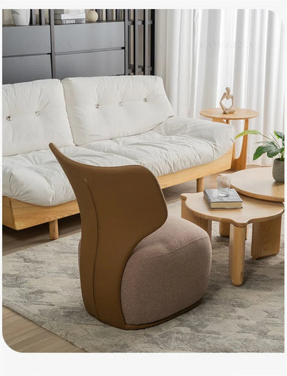 Modern Designer Leisure Living Room Chair Balcony Back Chair Living Room Furniture Nordic Luxury Small Apartment Lazy Sofa Chair