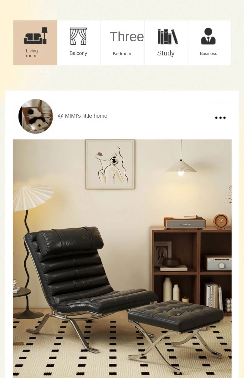 Sofa Chair Minimalist Light Luxury Senior Sense Of Living Room Antique Style Designer Sofa Chair Lazy Leisure Lounge Chair