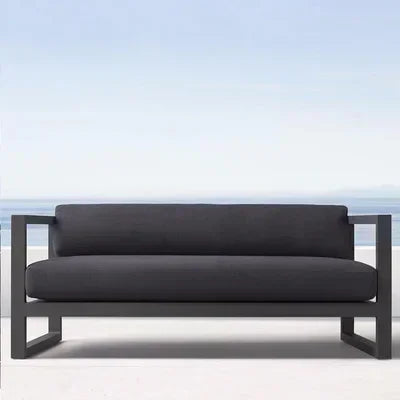 Four Piece Set Outdoor Aluminum Alloy Sofa Terrace Garden Bar Waterproof Sofa Furniture Set outdoor furniture sectional sofa