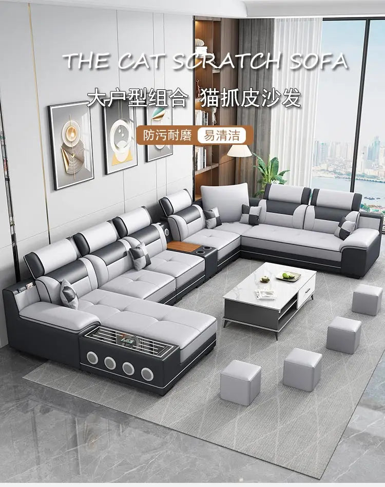 Seater Modern Sofa Ajustable Luxury Sectional Multifunctional Reclining Sofa Cushion Lazy Meubles De Maison Salon Furnitures