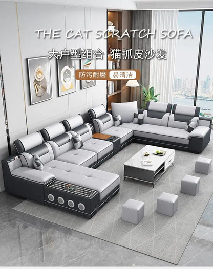 Seater Modern Sofa Ajustable Luxury Sectional Multifunctional Reclining Sofa Cushion Lazy Meubles De Maison Salon Furnitures
