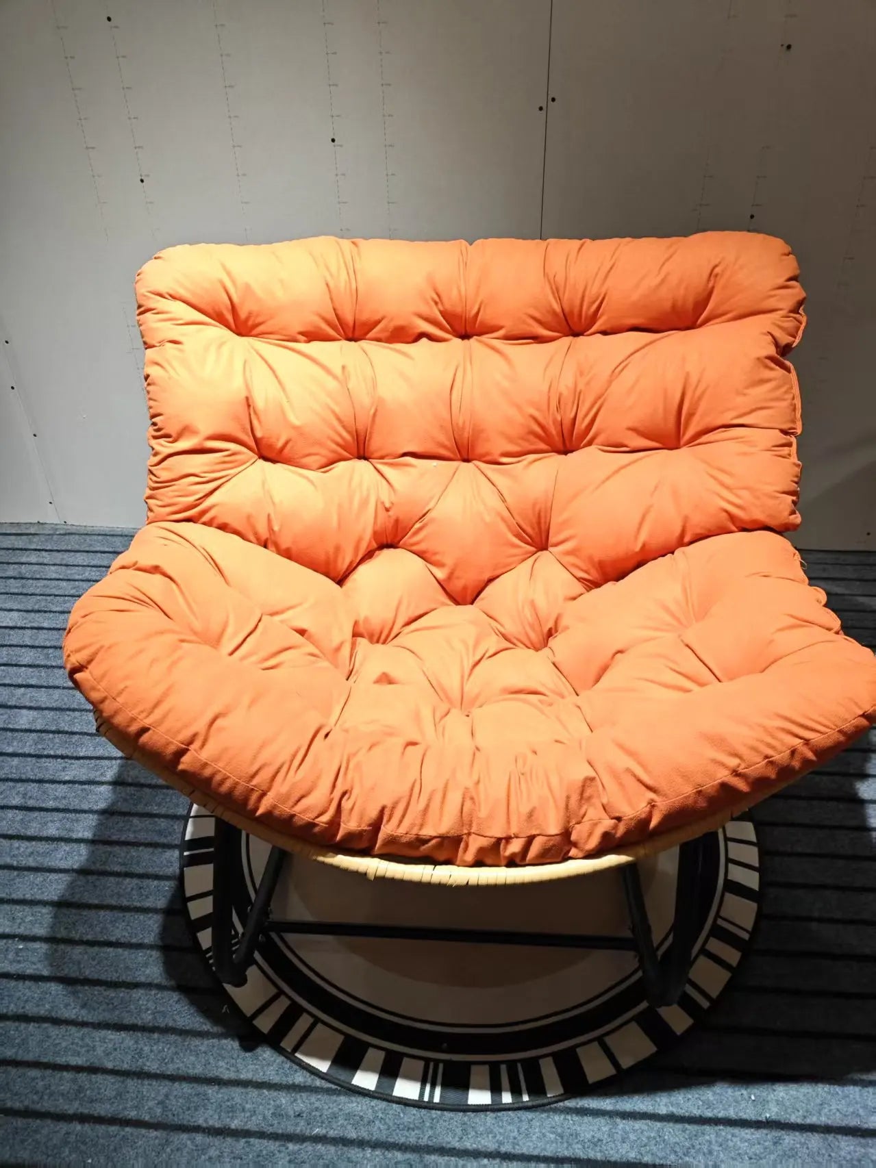Outdoor Rocking Chair Adult Lazy Sofa Bird Nest Shaped Living Room Balcony Nap Small Apartment Rattan Woven Adul Rocking Chair
