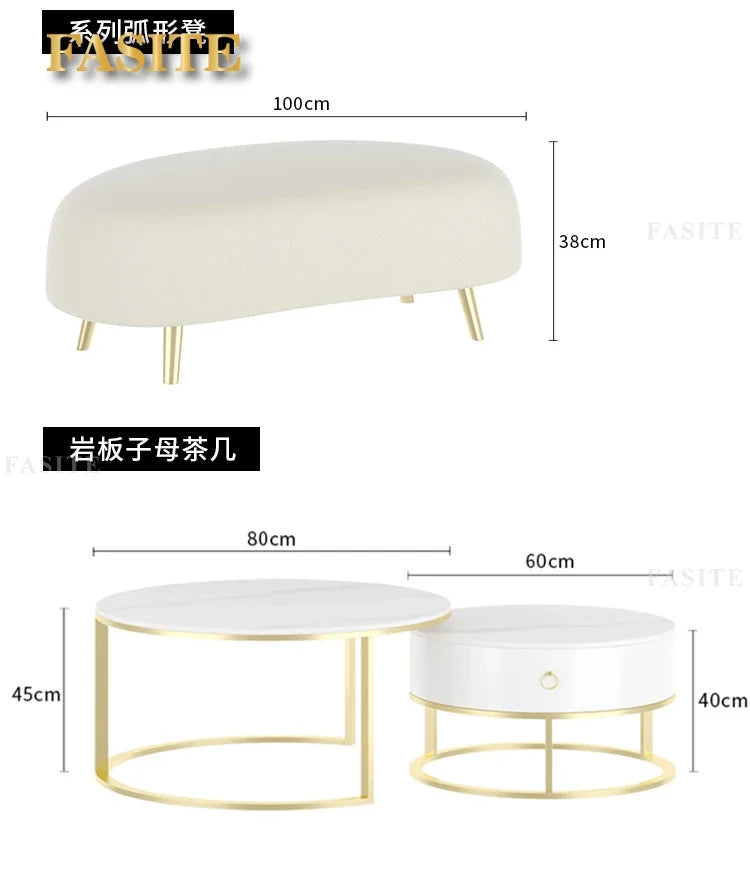 Leisure Style Christmas Nordic Style Sofa 3 Seater Foam Sponge Floor Module Couch Sectional  Canape Salon Living Room Furniture